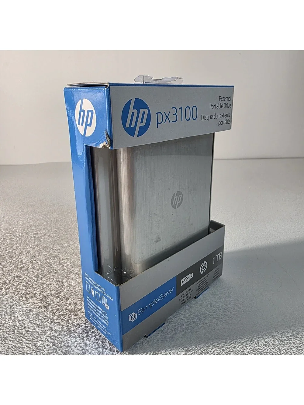 HP SimpleSave px3100 1TB External Hard Drive NEW